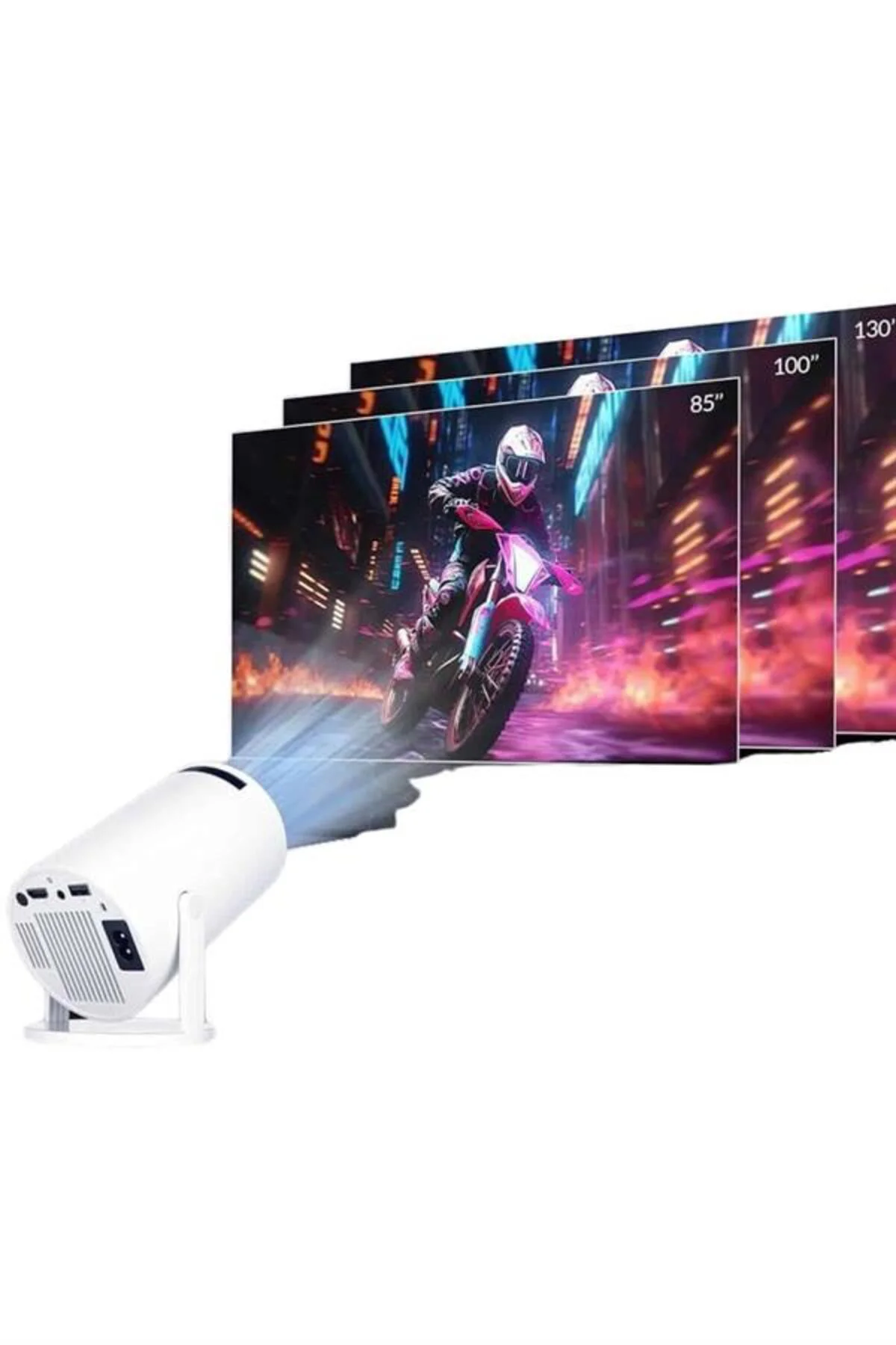 Projeksiyon Cihazı Video Oyun Konsolu 8 GB Hafıza LCD Ekran Kuman