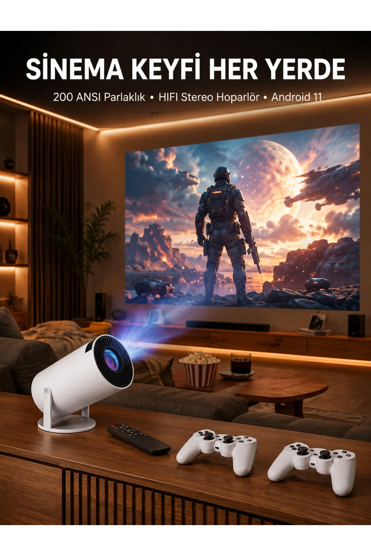 Projeksiyon Cihazı Video Oyun Konsolu 8 Gb Hafıza Lcd Ekran Kumandalı Yeni Nesil Projeksiyon Cihazı Video Oyun Konsolu 8 Gb Hafıza Lcd Ekran Kumandalı Yeni Nesil