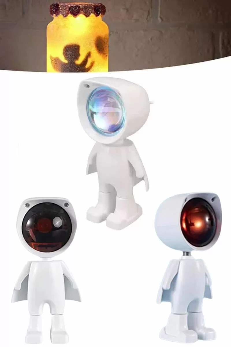 Projektör Atmosfer Işık Lambası Projektör Güneş Lambası Masa Lamb