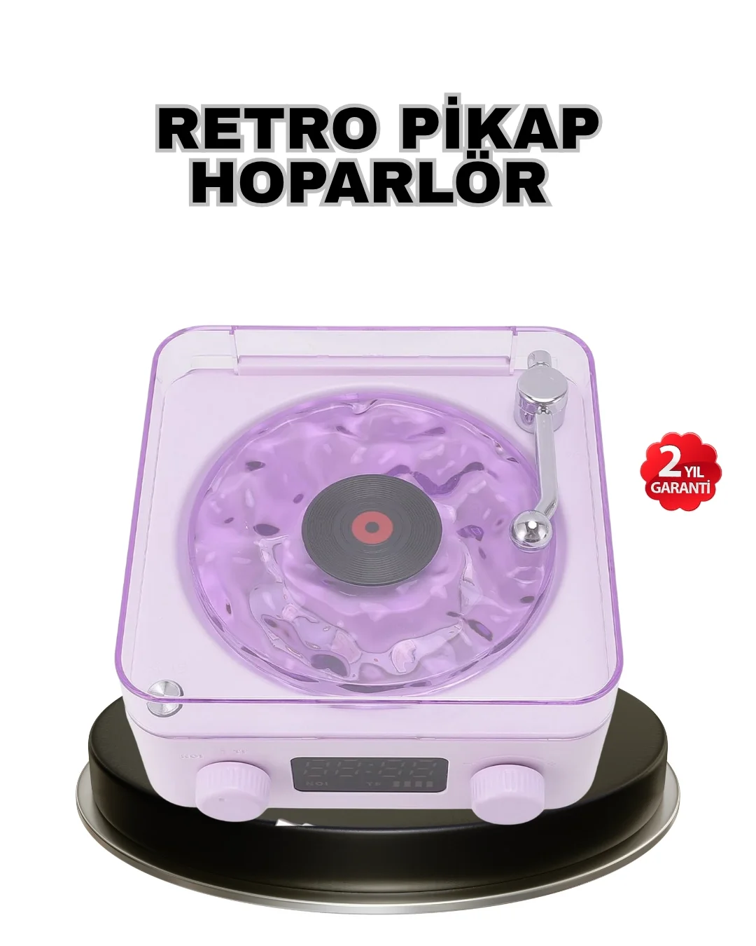 Projektör Işıklı Retro Hoparlör Bluetooth AUX USB Hafıza Kartlı 360° Sesli Şarjlı Fiyatı, Yorumları ve Özellikleri