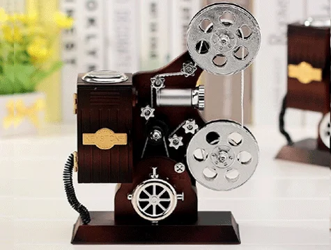 Projektör Şeklinde Takı Çekmeceli Müzik Kutusu Projektör Şeklinde Takı Çekmeceli Müzik Kutusu