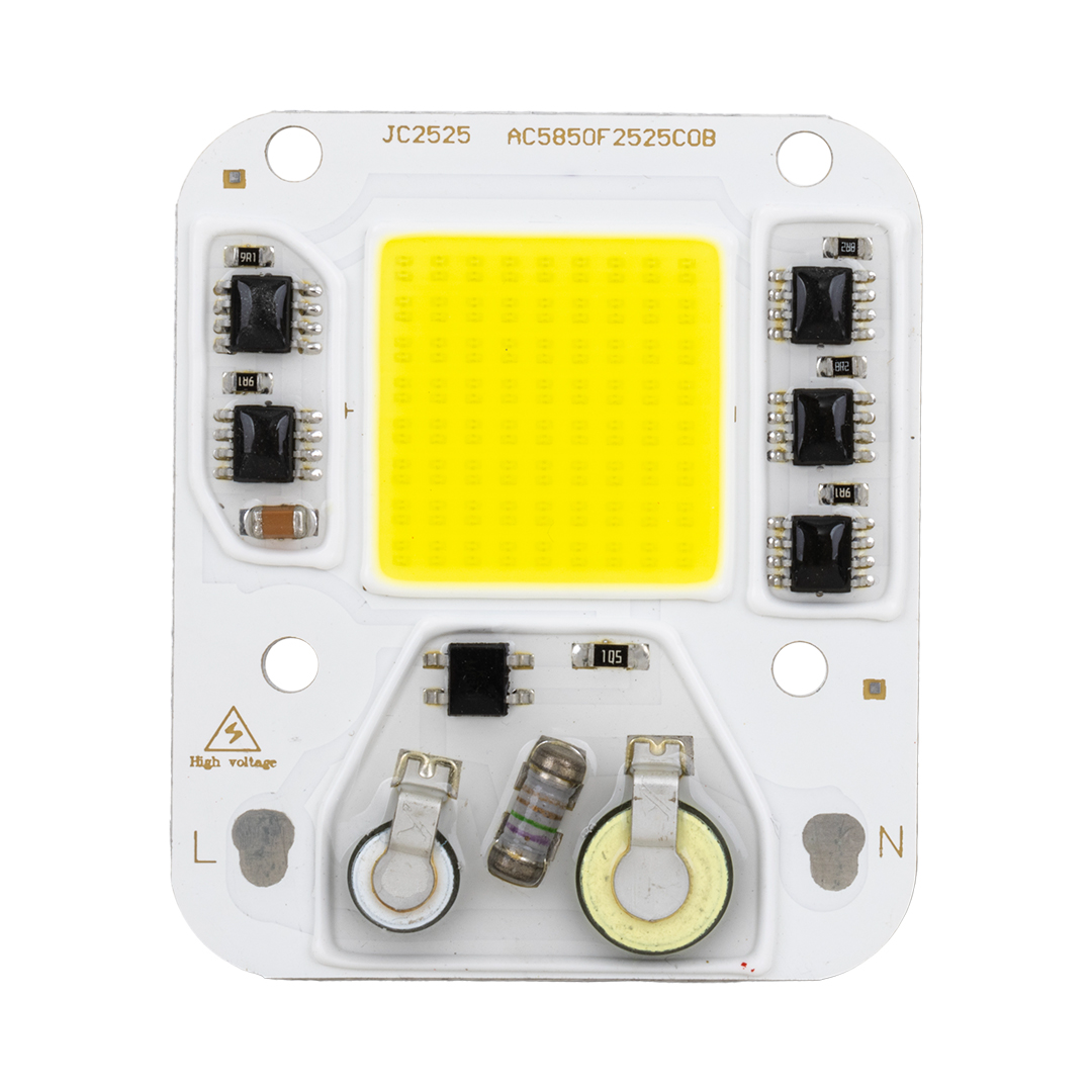 PROJEKTÖRLER İÇİN 50 WATT COB BEYAZ LED  (PLASTİĞİNİ UNUTMA) (474
