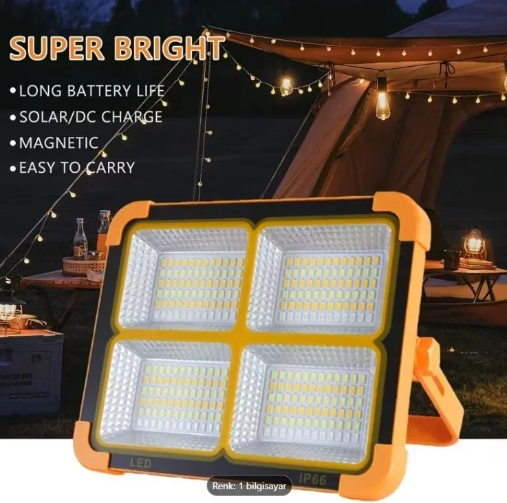 Prokama Ledli Solar Projektör 100w Bk-100w Bx40 Fiyatı, Yorumları ve Özellikleri