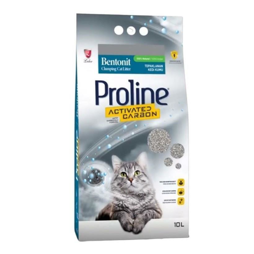 Proline  Aktiv Karbonlu Kokuyu Engelleyen Bentonit Kedi Kumu 10 Lt