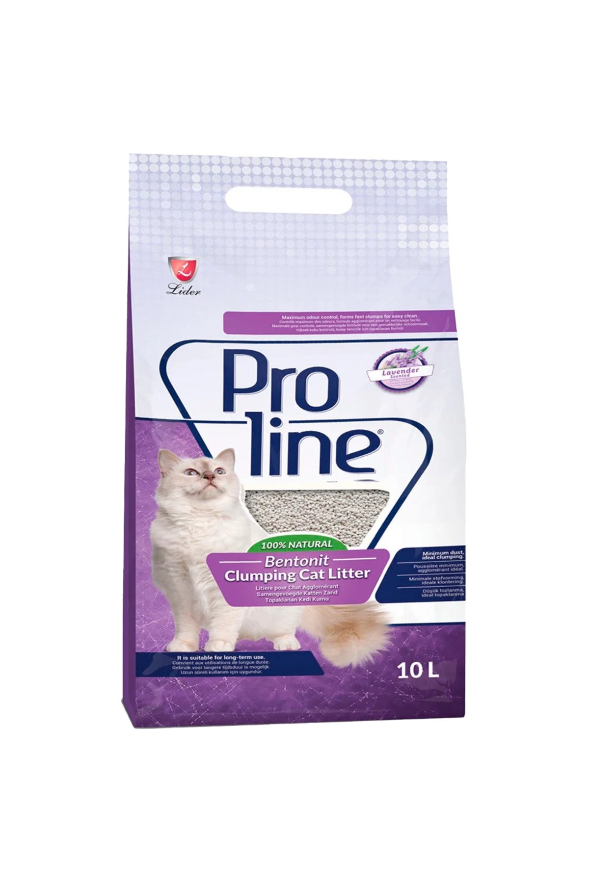 Proline Lavanta Bentonit Ince Kedi Kumu 10 Lt