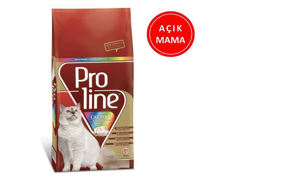 Proline Renkli Gurme Kedi Maması 1 kg AÇIK