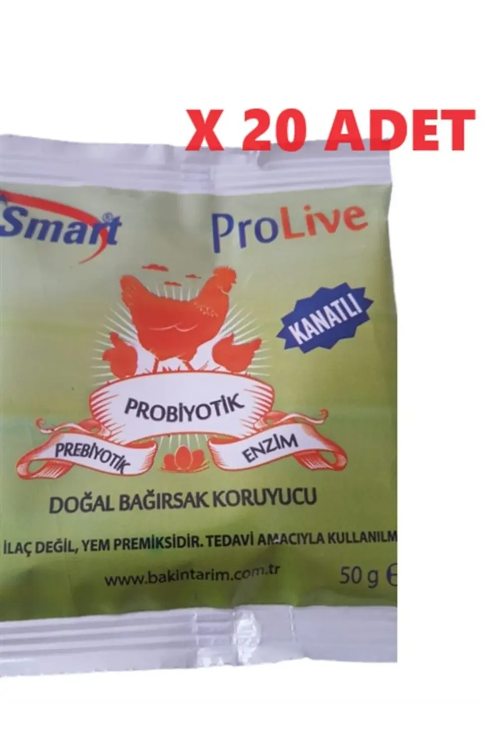 Prolive 50 gr 1 kg (20 paket) !! YENİ ÜRETİM !!