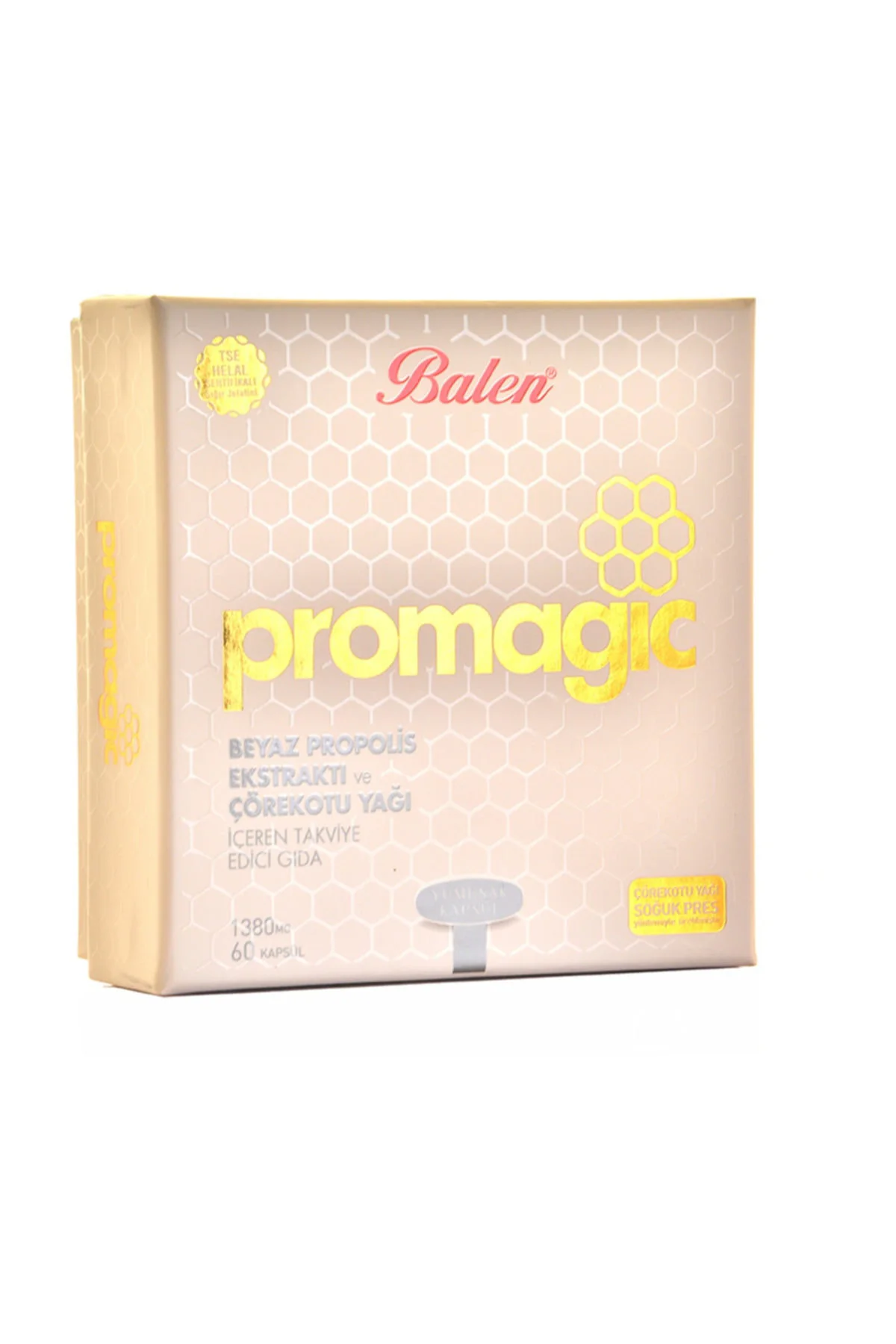 Promagic Beyaz Propolis Ekstraktı Ve Çörekotu Yağı Kapsülü  60 Kapsül 1380 mg