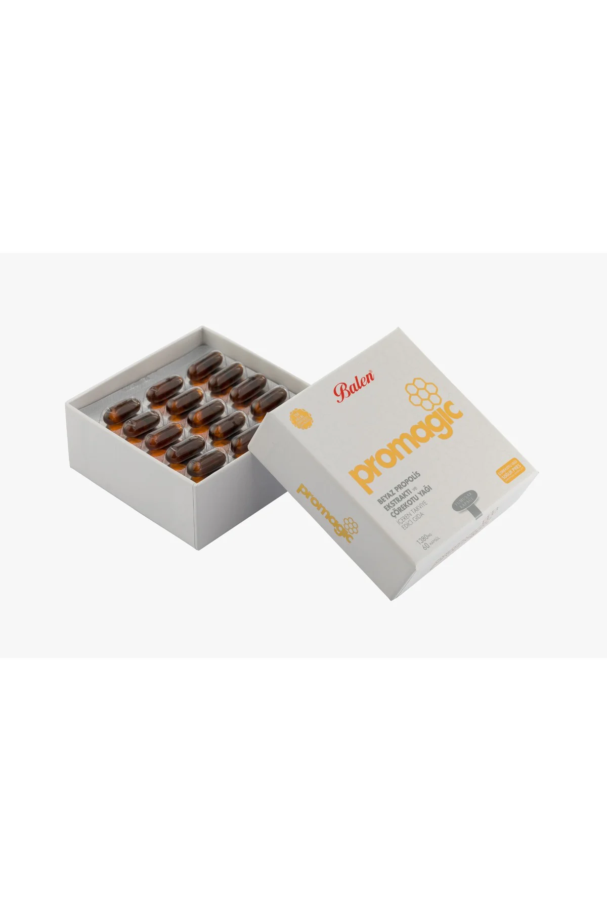 Promagic Propolis Ekstraktı ve Çörekotu Yağı İçeren Yumuşak Kapsül