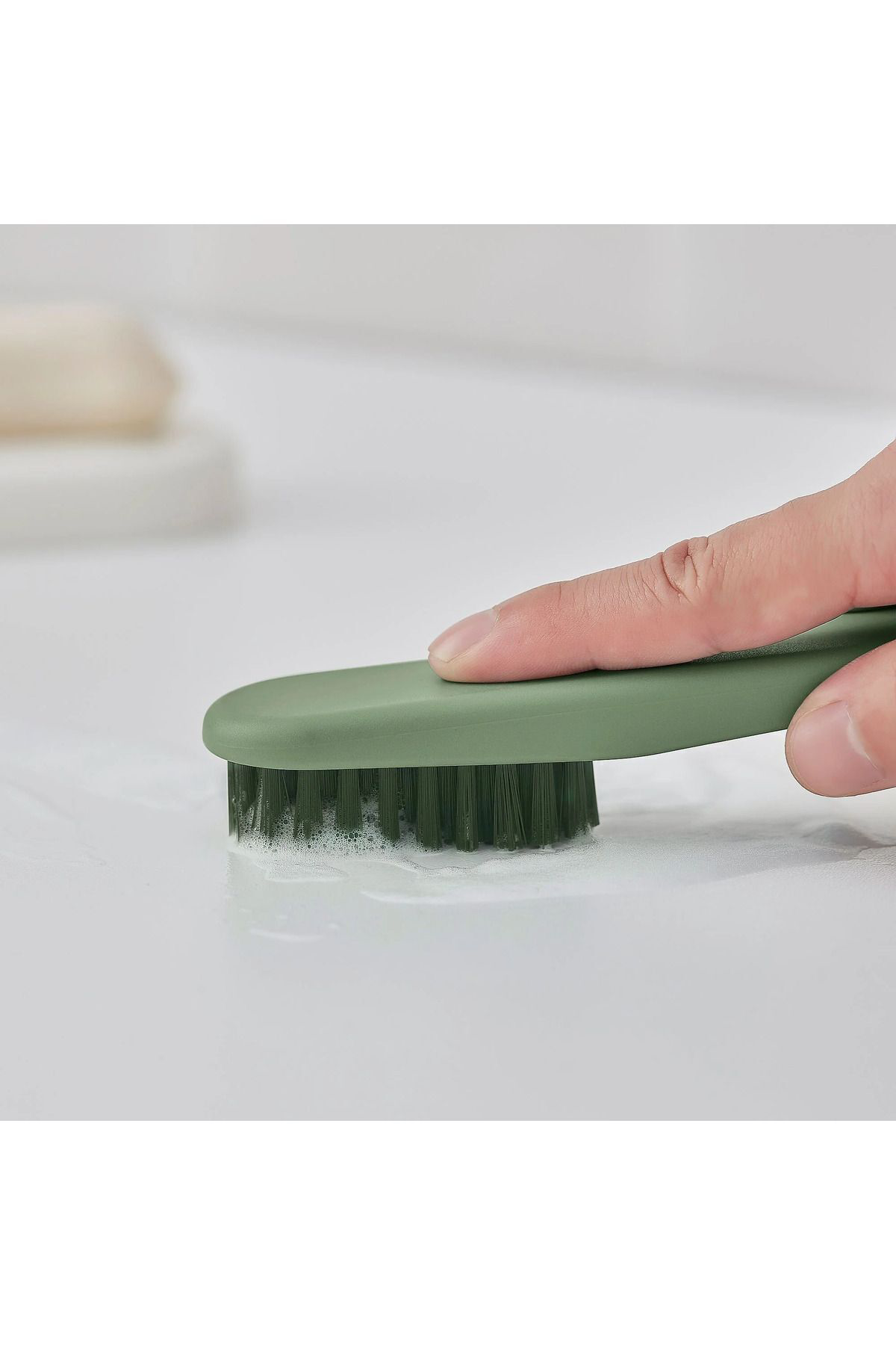 İkea Promosyon Paketi 2 Adet Mutfak Banyo Ovma Firçasi, Yeşil Bulaşik 