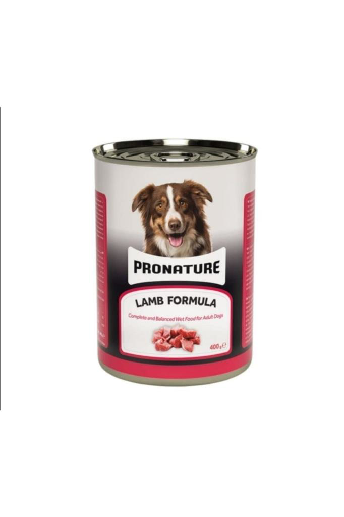 Pronature Kuzu Etli Parça Etli Yetişkin Köpek Konservesi 400gr