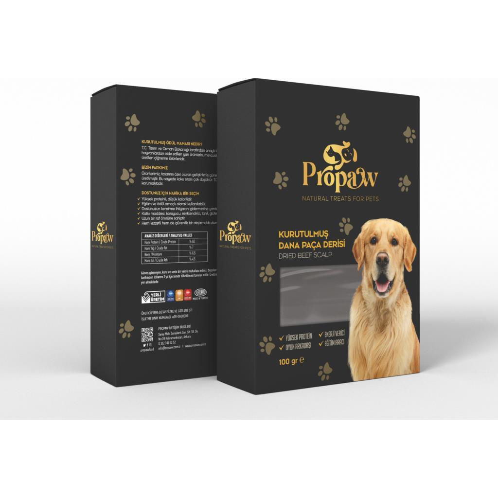 Propaw Dana Paça Derisi Köpek Ödül Maması 100 Gr Propaw Dana Paça Derisi Köpek Ödül Maması 100 Gr