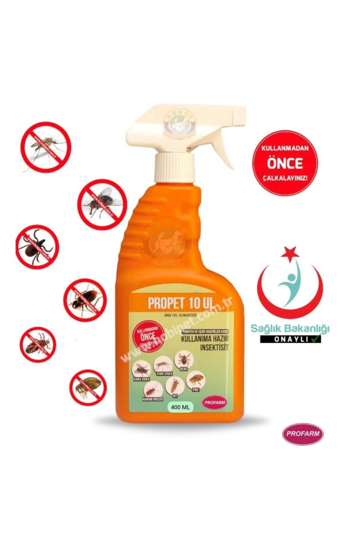 Propet 10 Ul Insektisit Kene Bit Pire Sprey 400 ml Fiyatı, Yorumları ve Özellikleri