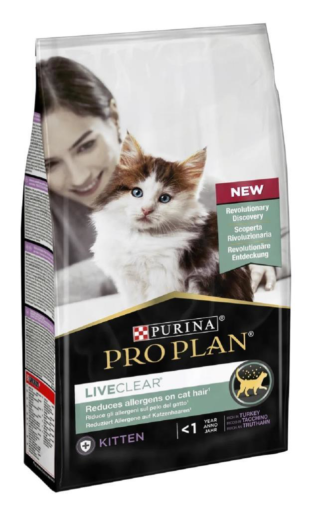Proplan  Liveclear Junior (Kitten) Hindili Alerji Önleyici Kedi Ma