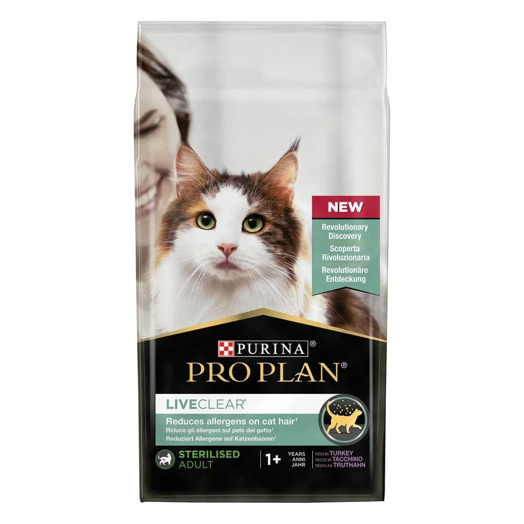 LiveClear Sterilised Hindili Kısır Kedi Maması 7kg