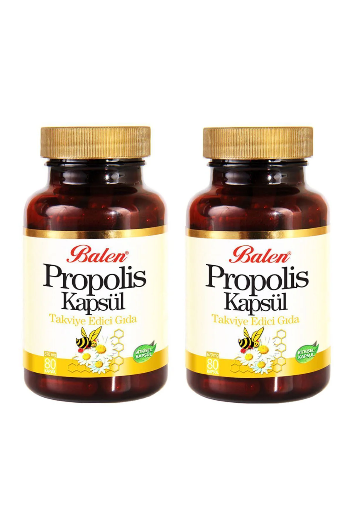 Propolis 670 Mg 80 Kapsül X 2 Adet