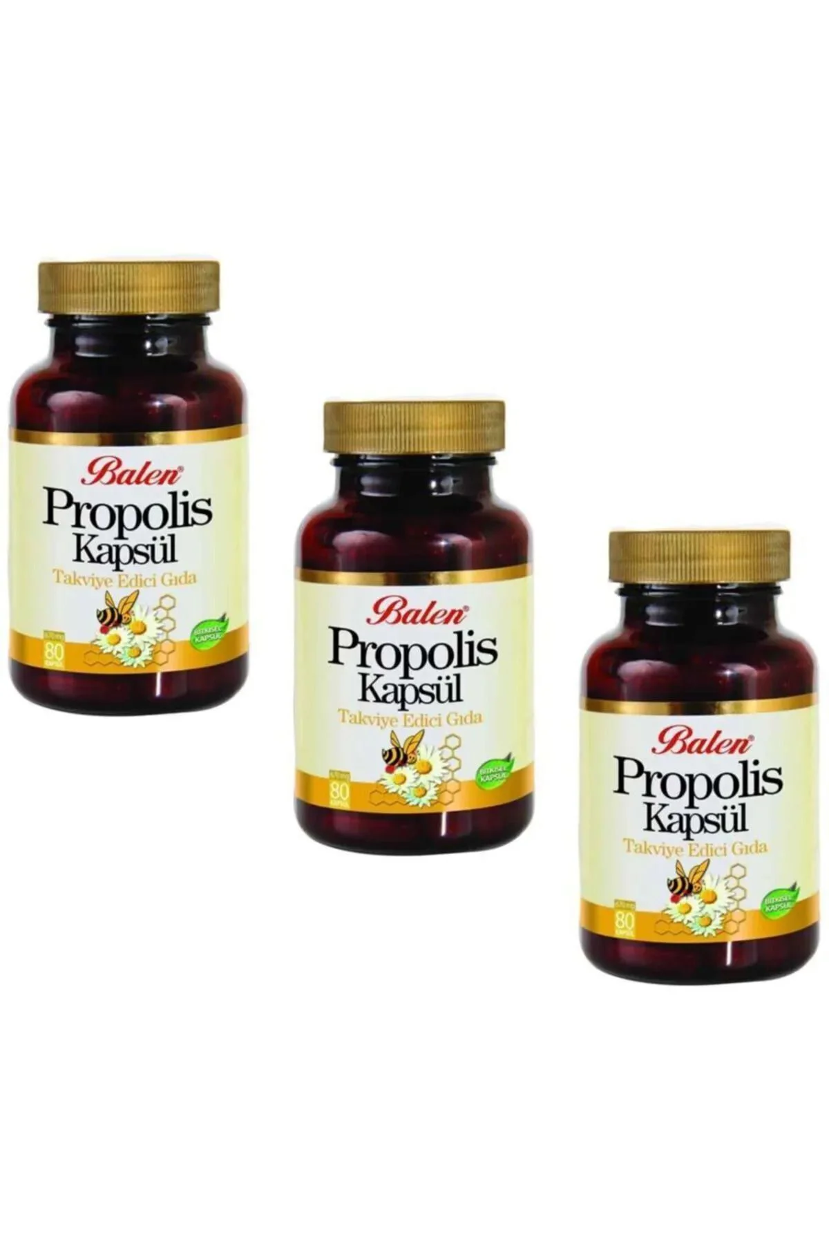 Propolis 670 Mg 80 Kapsül 3 Adet