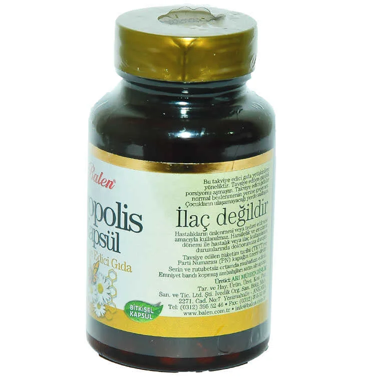 Propolis 80 Kapsül - Bağışıklık Sistemini Güçlendiren Doğal Arı Ürünü Fiyatı, Yorumları ve Özellikleri