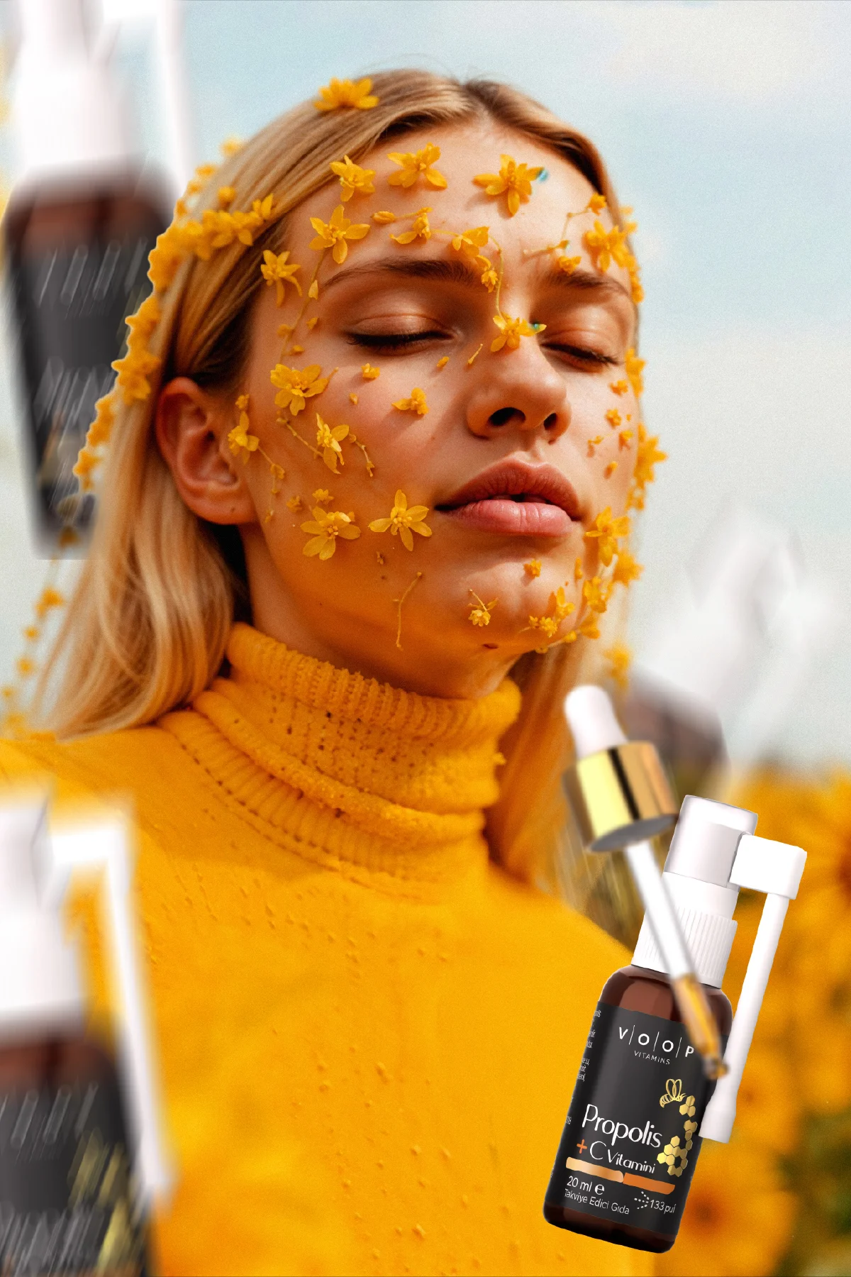 Propolis C Vitamini Sprey-damla - 20 ml | Bağışklık Sistemi Güçlendirici