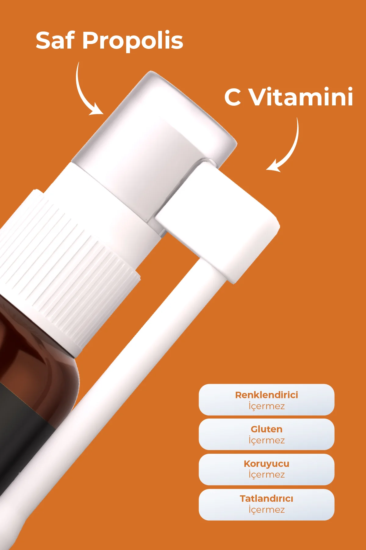 Propolis C Vitamini Sprey-damla - 20 ml | Bağışklık Sistemi Güçlendirici