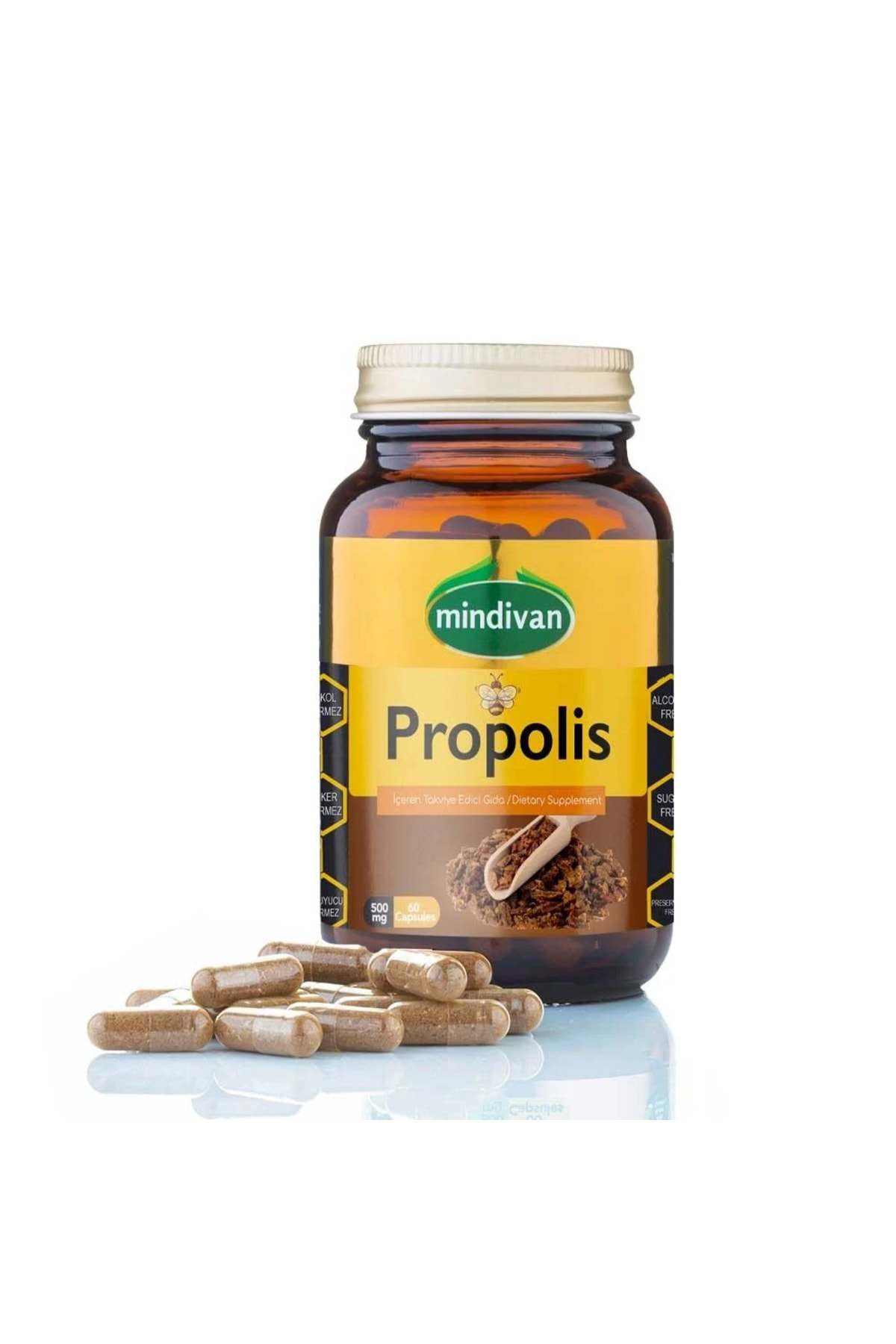 Propolis Ekstraklı 500 mg 60 Kapsül