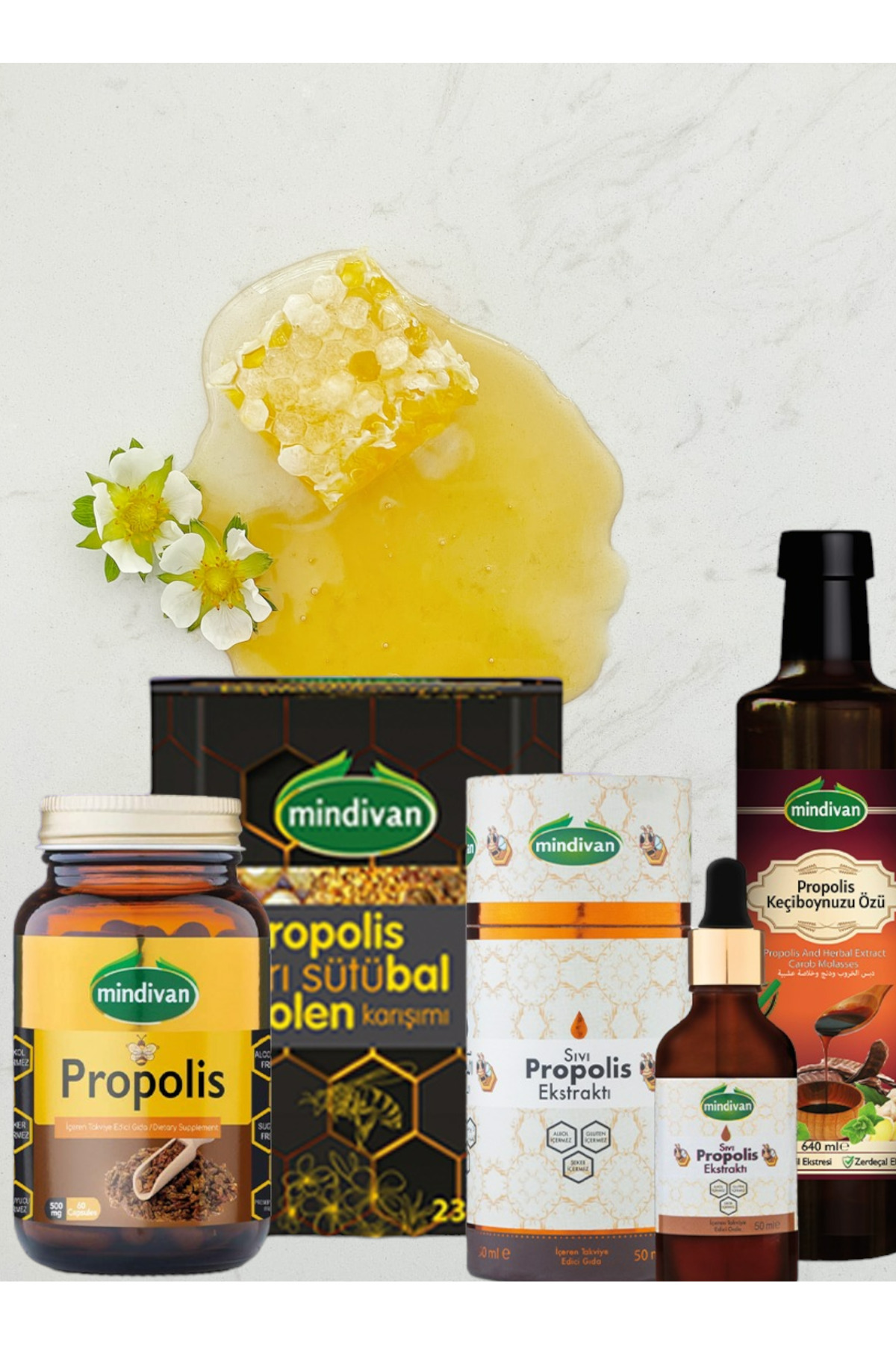 Propolis İçeren Takviye Edici Gıda Propolis Serisi 4lü