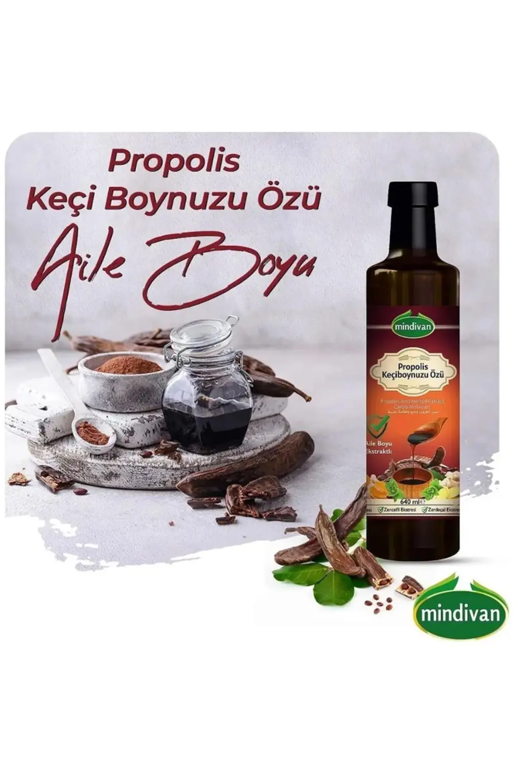 Mindivan Propolis İçeren Takviye Edici Gıda Propolis Serisi 4Lü