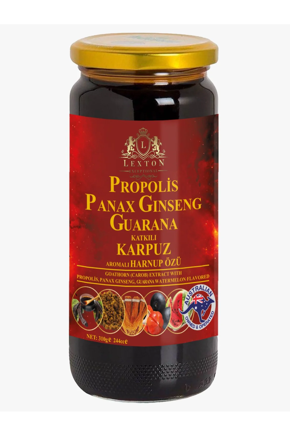 Propolis Panax & Ginseng & Guarana Özlü, Karpuz Aromalı Harnup Öz