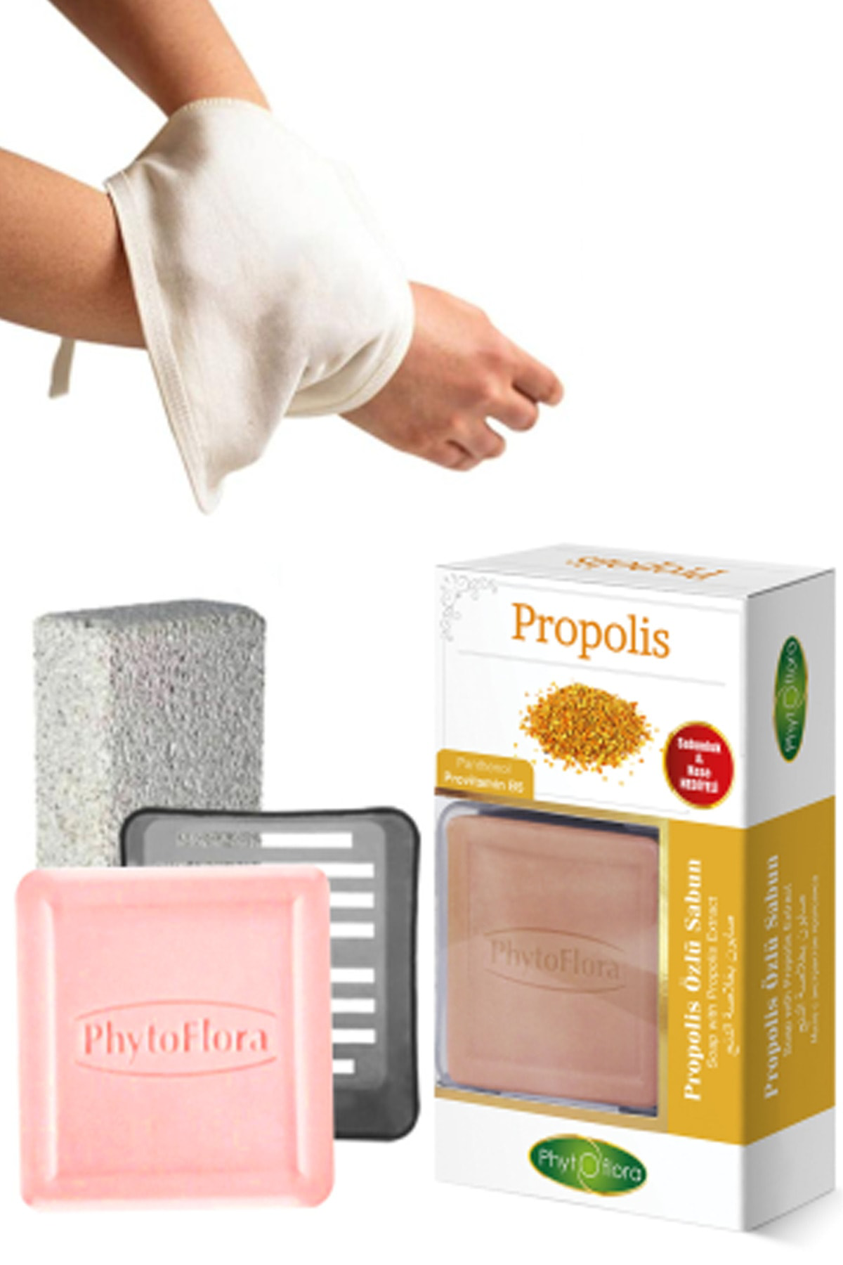 Propolis Sabunu Ve Banyo Kesesi, Katı Sabunluk