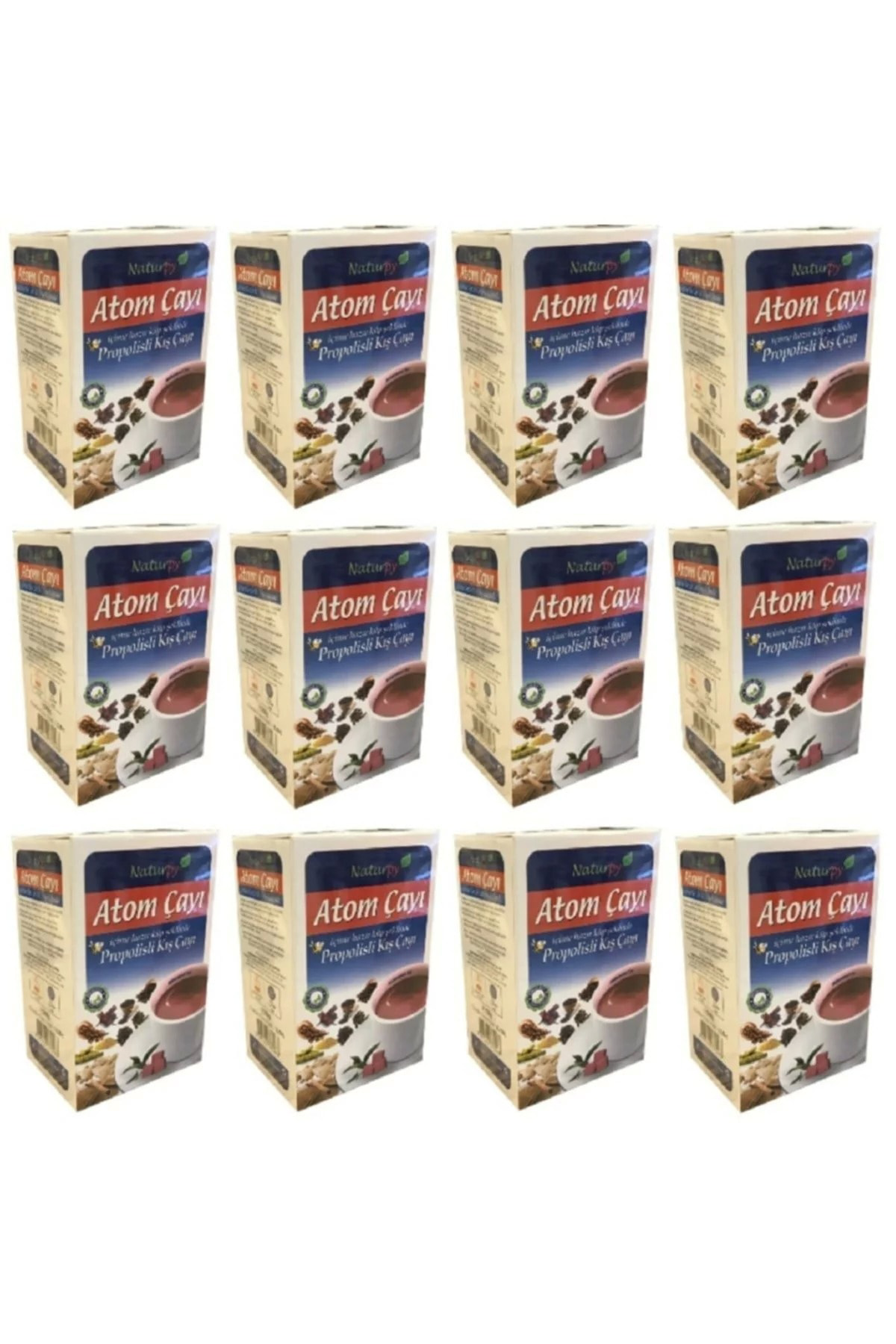 Propolisli Atom Çayı 150 Gr 12 Adet