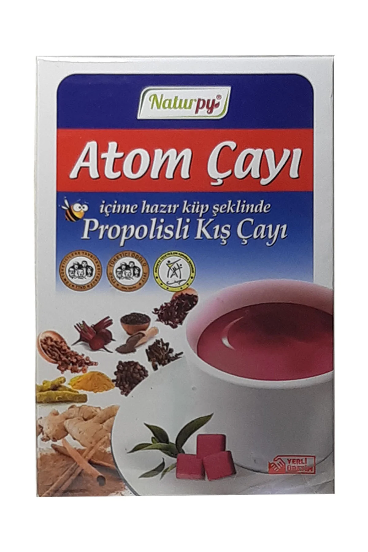 Propolisli Doğal Lezzet Atom Çayı 150 gr