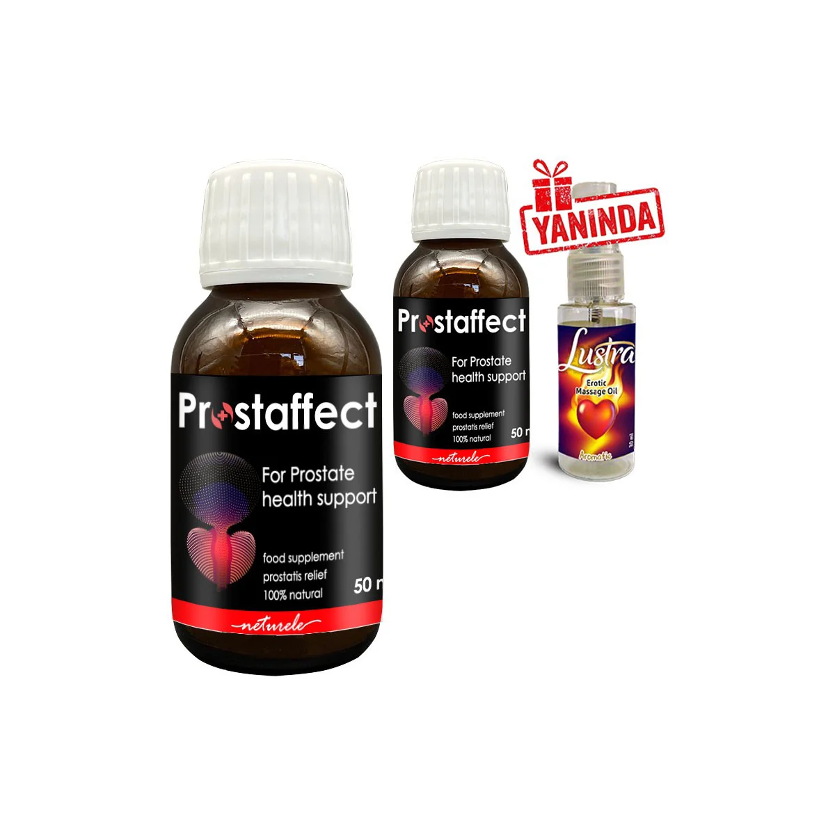Prostaffect Erkek Şurubu – Prostate Sağlığı İçin 2x50 ml Şurup + Lustra Masaj Yağı Hediye Fiyatı, Yorumları ve Özellikleri