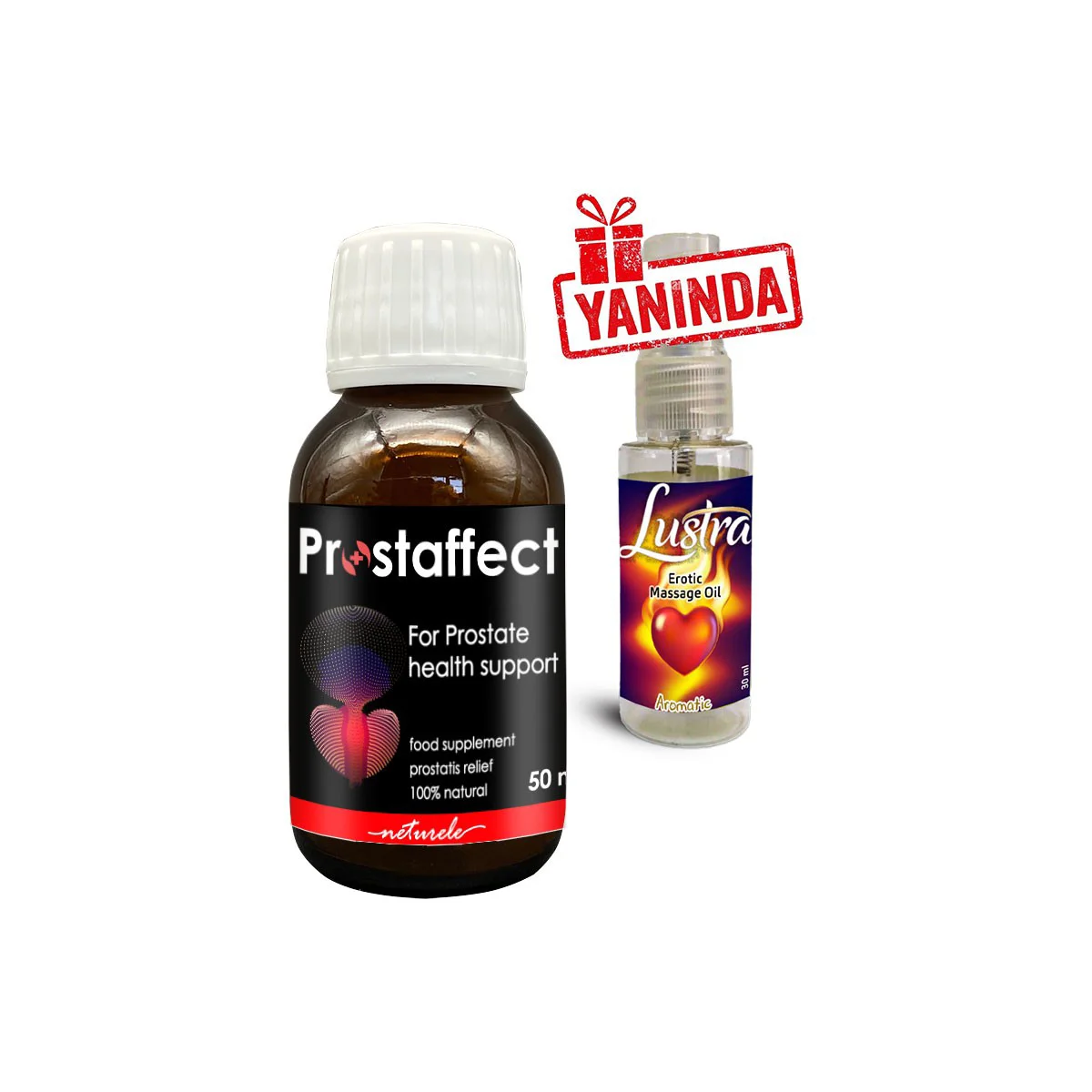 Prostaffect Erkekler İçin 50 ml Şurup + Lustra Masaj Yağı Fiyatı, Yorumları ve Özellikleri
