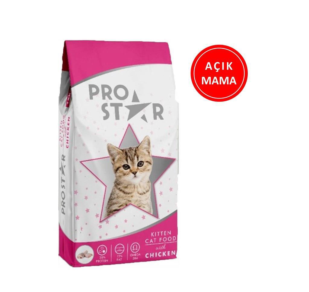 Prostar Tavuklu Yavru Kedi Maması 1 Kg AÇIK