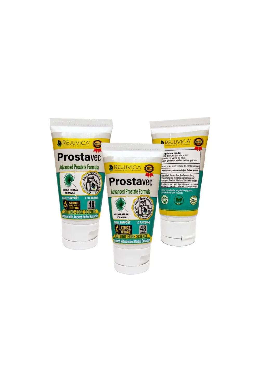 Prostavec Pırostate Cream 50 ml 3 Adet / Erkeklerin Özel Sorununa