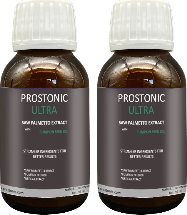 Prostonic Ultra - Erkekler İçin Saw Palmetto ve Kabak Çekirdeği Ekstratlı Şurup (2 Adet, 50 ml) Fiyatı, Yorumları ve Özellikleri