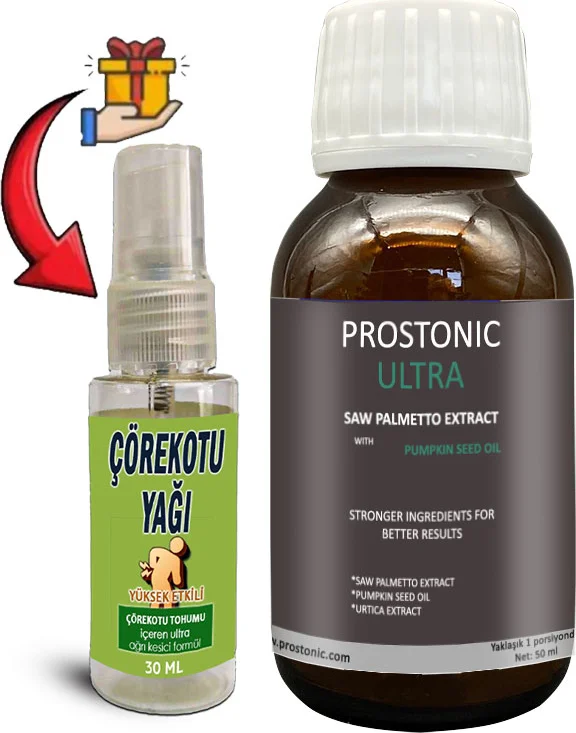 Prostonic Ultra: Saw Palmetto & Kabak Çekirdeği Şurubu + Çörek Otu Masaj Yağı | Erkek Sağlığı Fiyatı, Yorumları ve Özellikleri