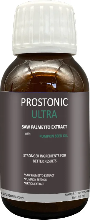 Prostonic Ultra Şurup: Saw Palmetto ve Kabak Çekirdeği Ekstraktı ile Erkek Sağlığı Desteği – 50 ml Fiyatı, Yorumları ve Özellikleri
