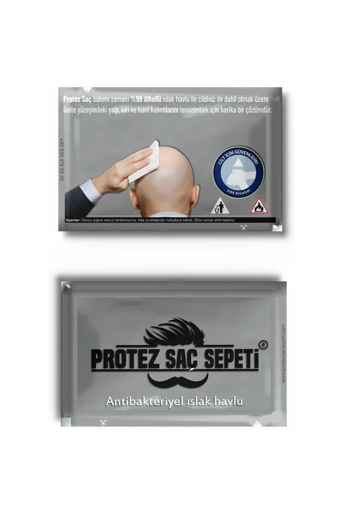 Protez Saç ve Cilt Temizliği İçin%99 İzopropil Alkollü Islak Havlu 10 Adet Protez Saç ve Cilt Temizliği İçin%99 İzopropil Alkollü Islak Havlu 10 Adet