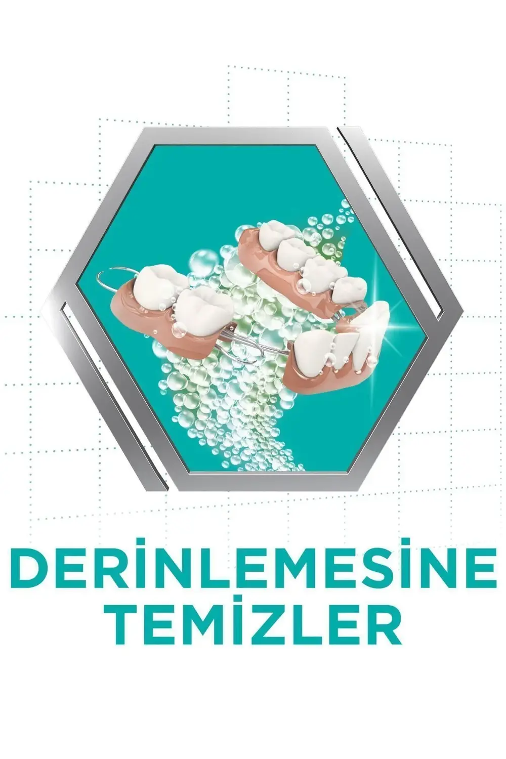 Protez Temizleyici Naneli 30 Tablet 3'lü Paket