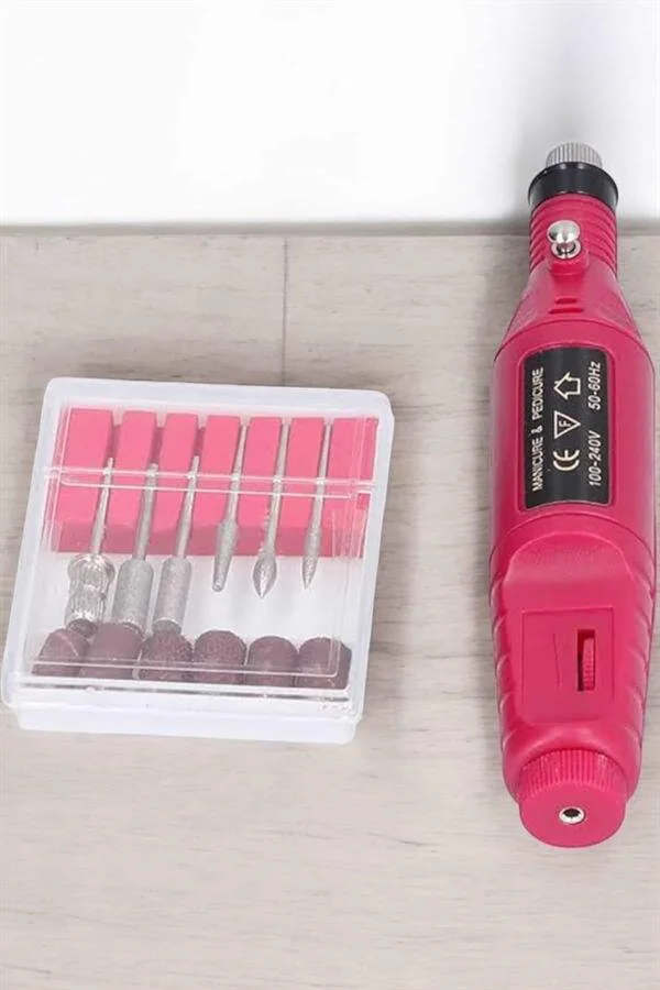 Protez Tırnak Manikür ve Pedikür Seti Elektrikli - 3.000-99.000 RPM Hız Kontrolü ve USB Şarjlı