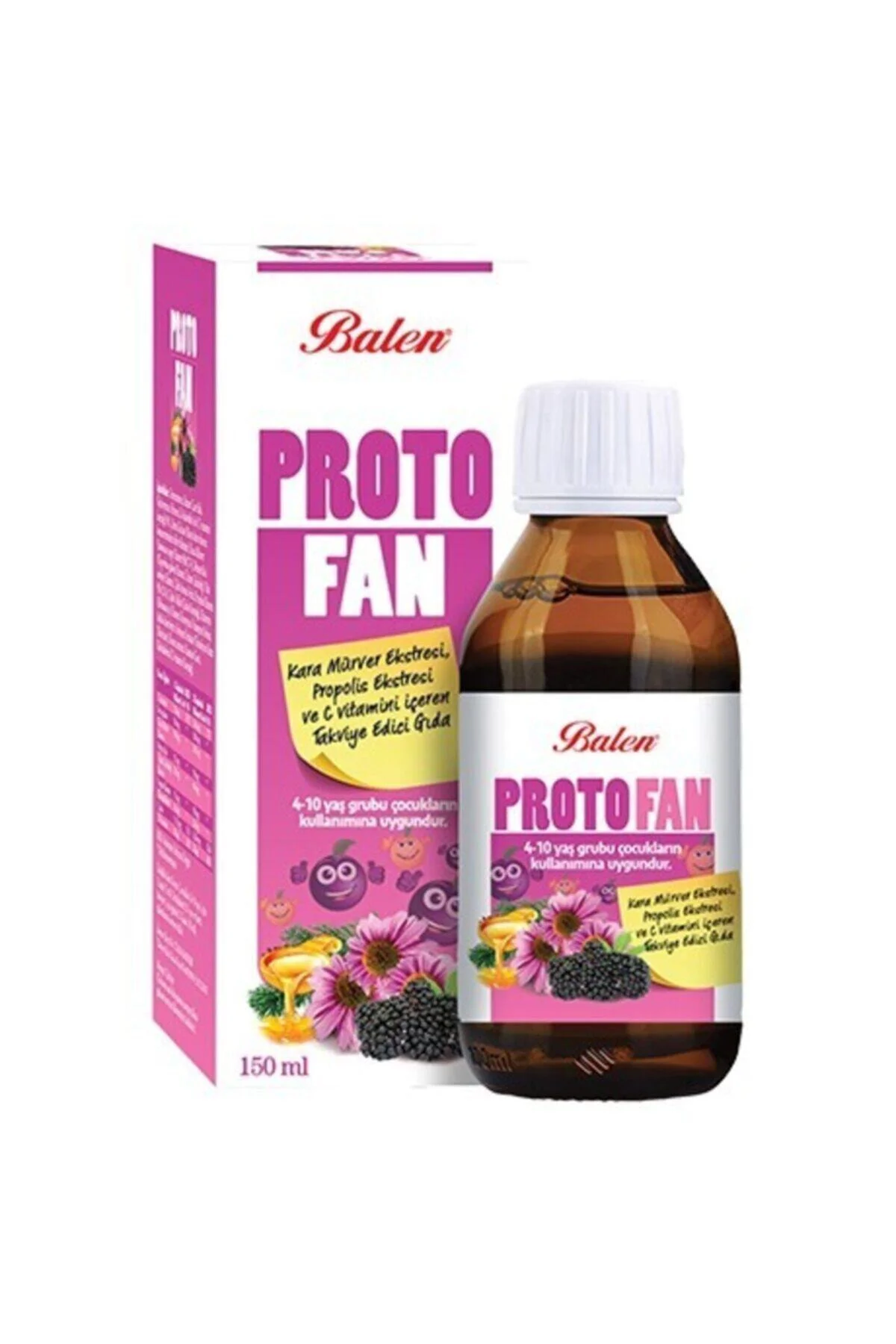 Protofan Kara Mürver Propolis Ve C Vitamini 150 Ml Yeni Tarihli