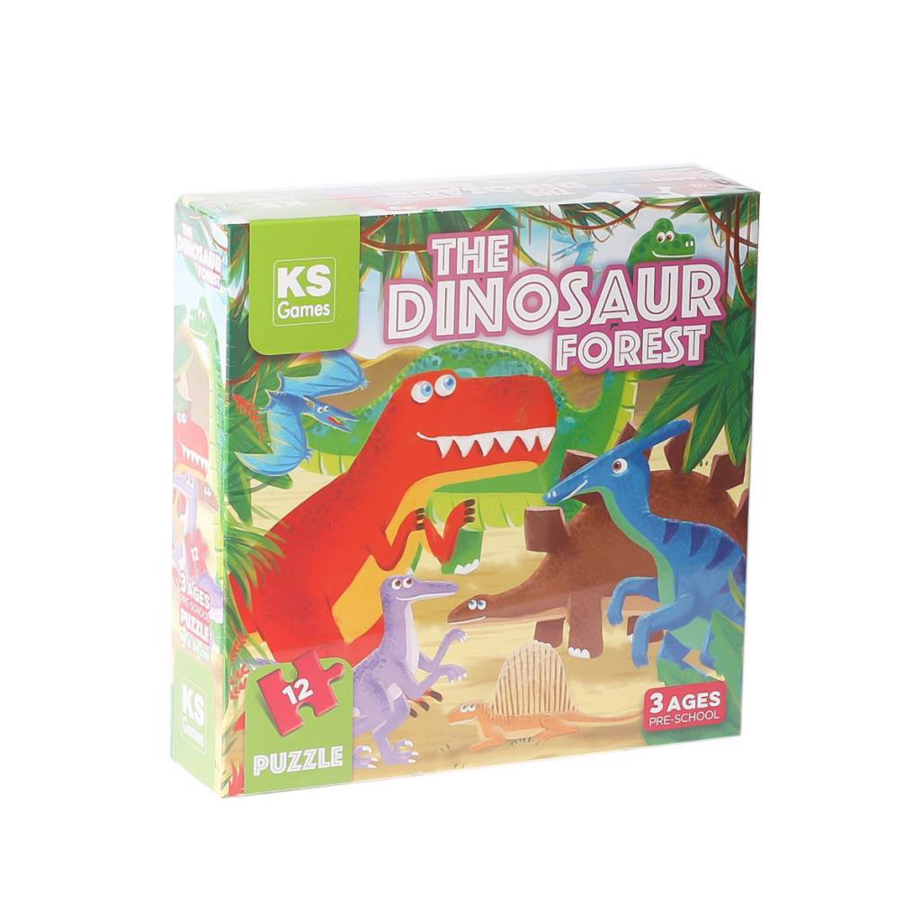 PRS 32703 The Dinosaur Forest Pre School Puzzle 12 Parça PRS 32703 The Dinosaur Forest Pre School Puzzle 12 Parça