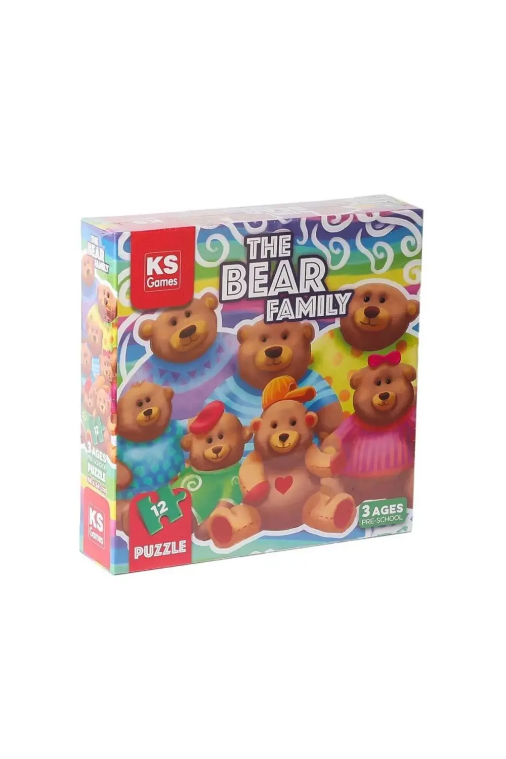 PRS 32705 The Bear Family Pre School Puzzle -KSPuzzle