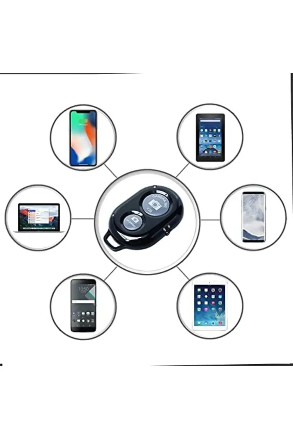 PRStoRe Bluetooth Kablosuz Uzaktan Kumanda İOS Android Uyumlu Kam