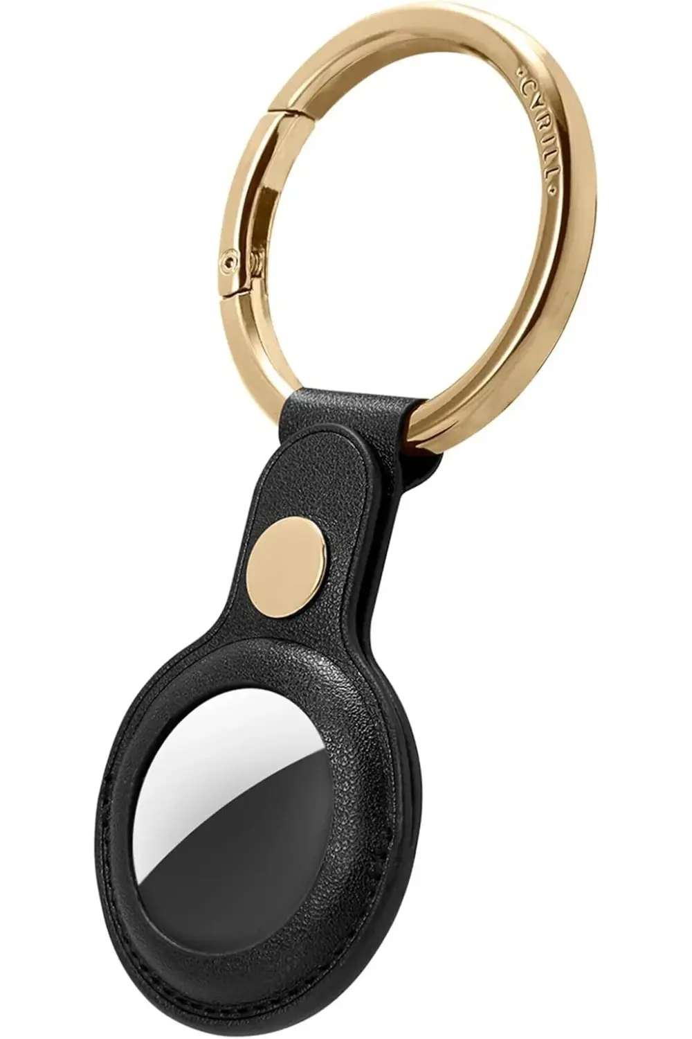 PRStoRe Ciel by CYRILL AirTag Kılıf Basic Leather Black - AMP0183