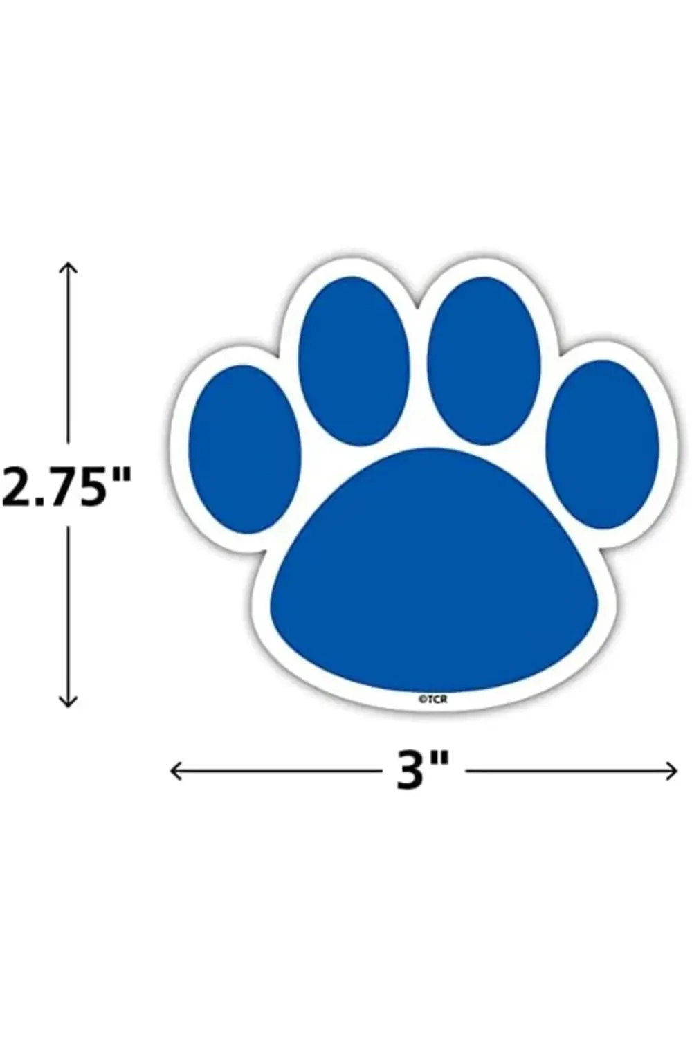 PRStoRe Created Resources Magnetic Accents, Colourful Paw Prints