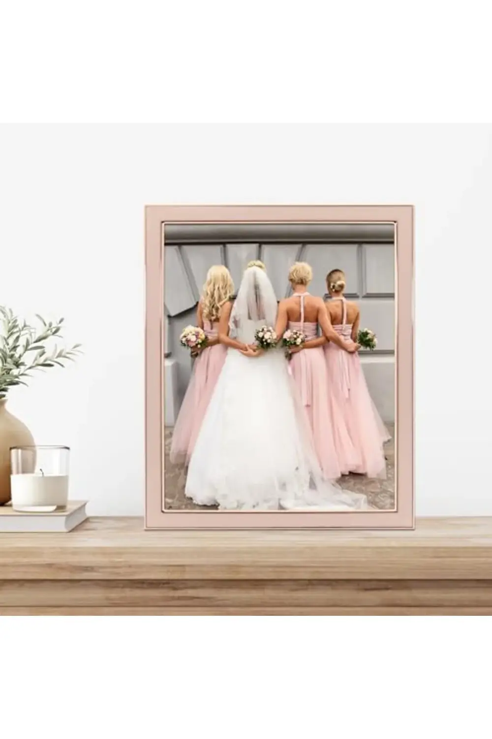 PRStoRe Frames Cilalı Emaye Resim Çerçevesi, 8x10, Pembe StorePR