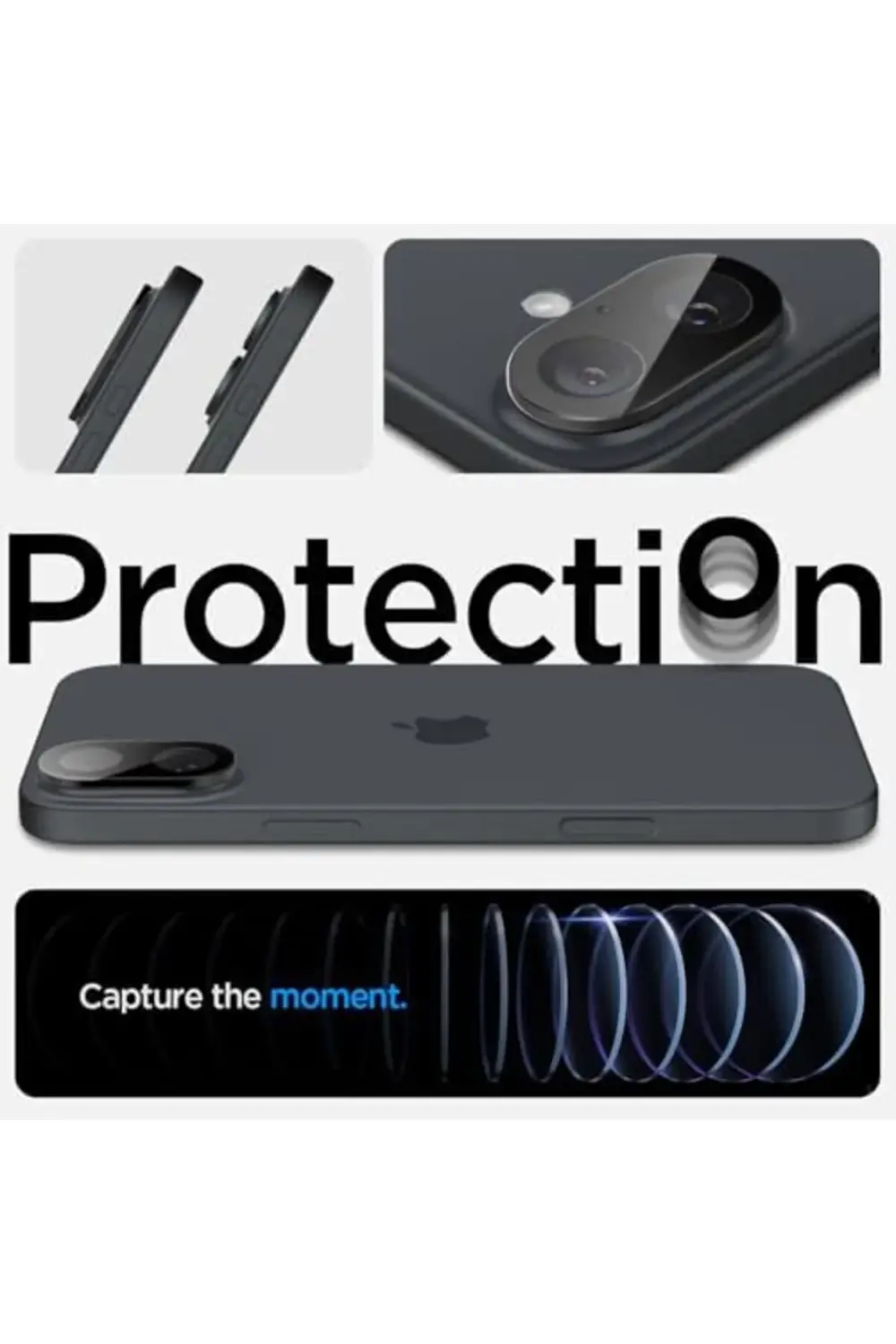 PRStoRe iPhone 16/16 Plus Kamera Lens Camı Koruyucu GLAS.tR Optik