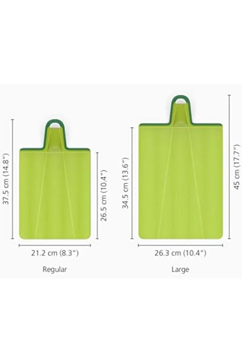 PRStoRe Joseph Chop2Pot Plus Küçük Katlanır Doğrama Tahtası, Yeşi